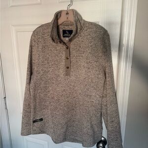 Simply Southern Heathered Gray Cowl Neck Sweater